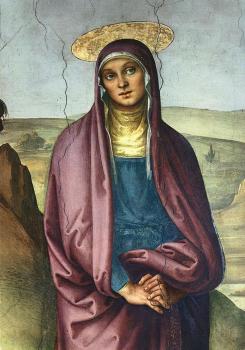 Pietro Perugino : The Pazzi Crucifixion, detail